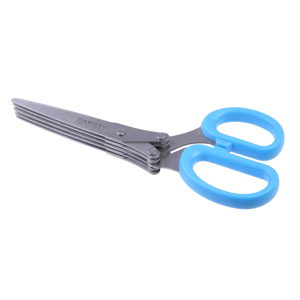 

Herb Scissors Stainless Steel 5 Blade Sharp Cut Shears Kitchen Tool Snips, 501 Original