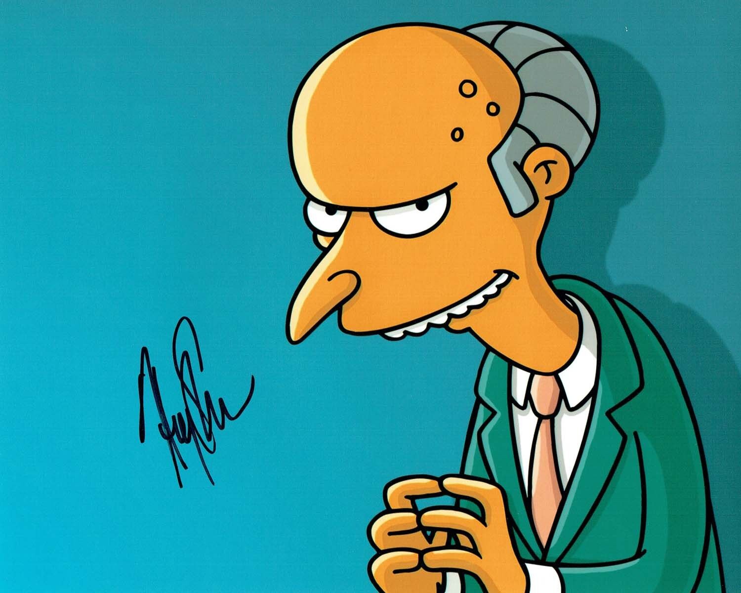 Harry SHEARER Signed Mr BURNS Autograph 10x8 Photo Poster painting 1 AFTAL COA The Simpsons