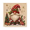 Stamped Cross Stitch Kit for Adults Christmas Gnome 11CT 45x45cm tapestrymarket