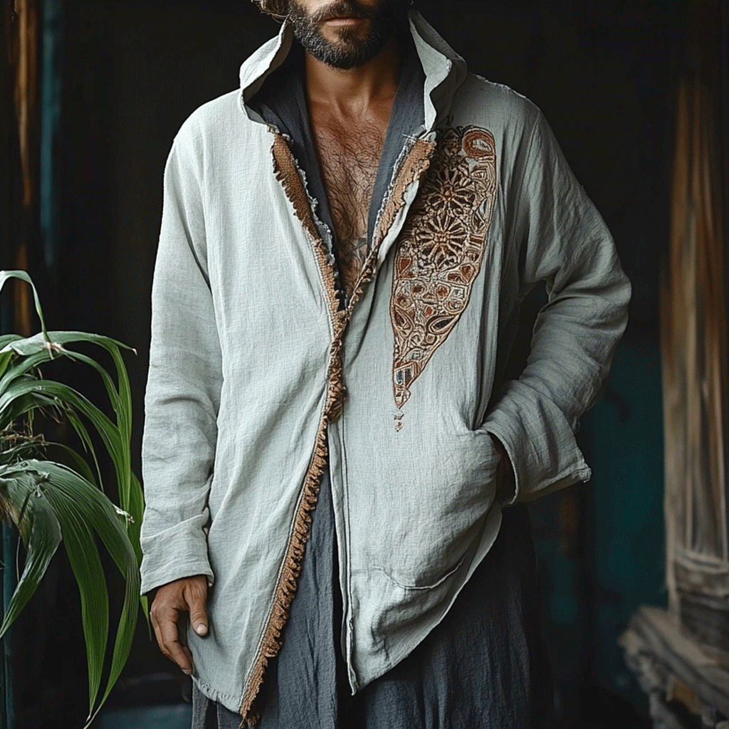 Men's Linen Vintage Jacket-inspireuse