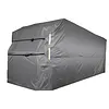 [US Local Warehouse] 420D Oxford Fabric Travel Trailer RV Cover Anti- Trailer Cover for Winter Snow
