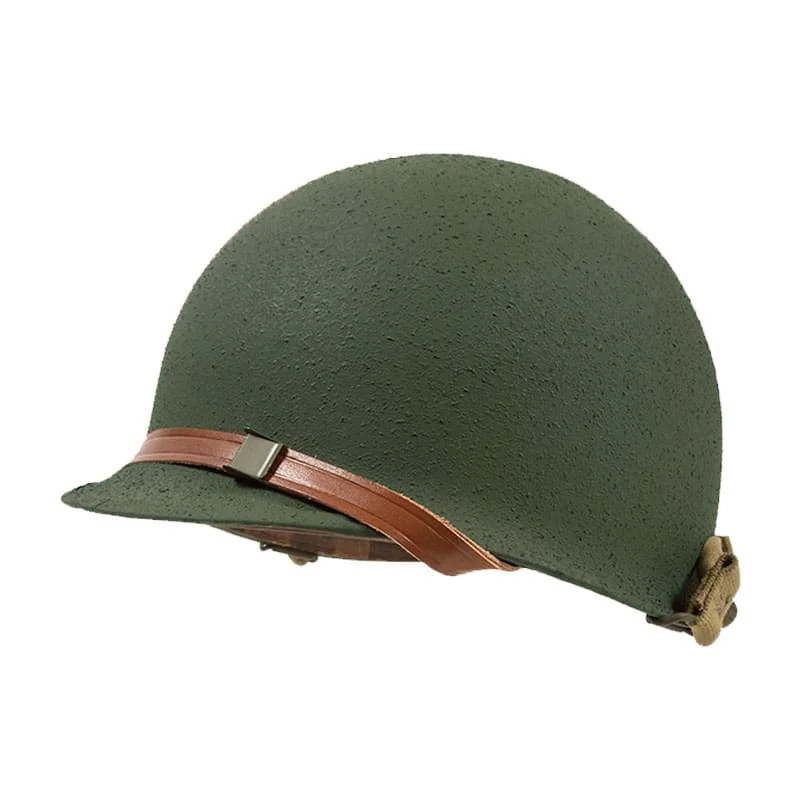 Early-WWII Fixed Loop M1 Helmet & Rayon Hawley Liner (1941 Style Set)