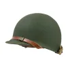 Early-WWII Fixed Loop M1 Helmet & Rayon Hawley Liner (1941 Style Set)