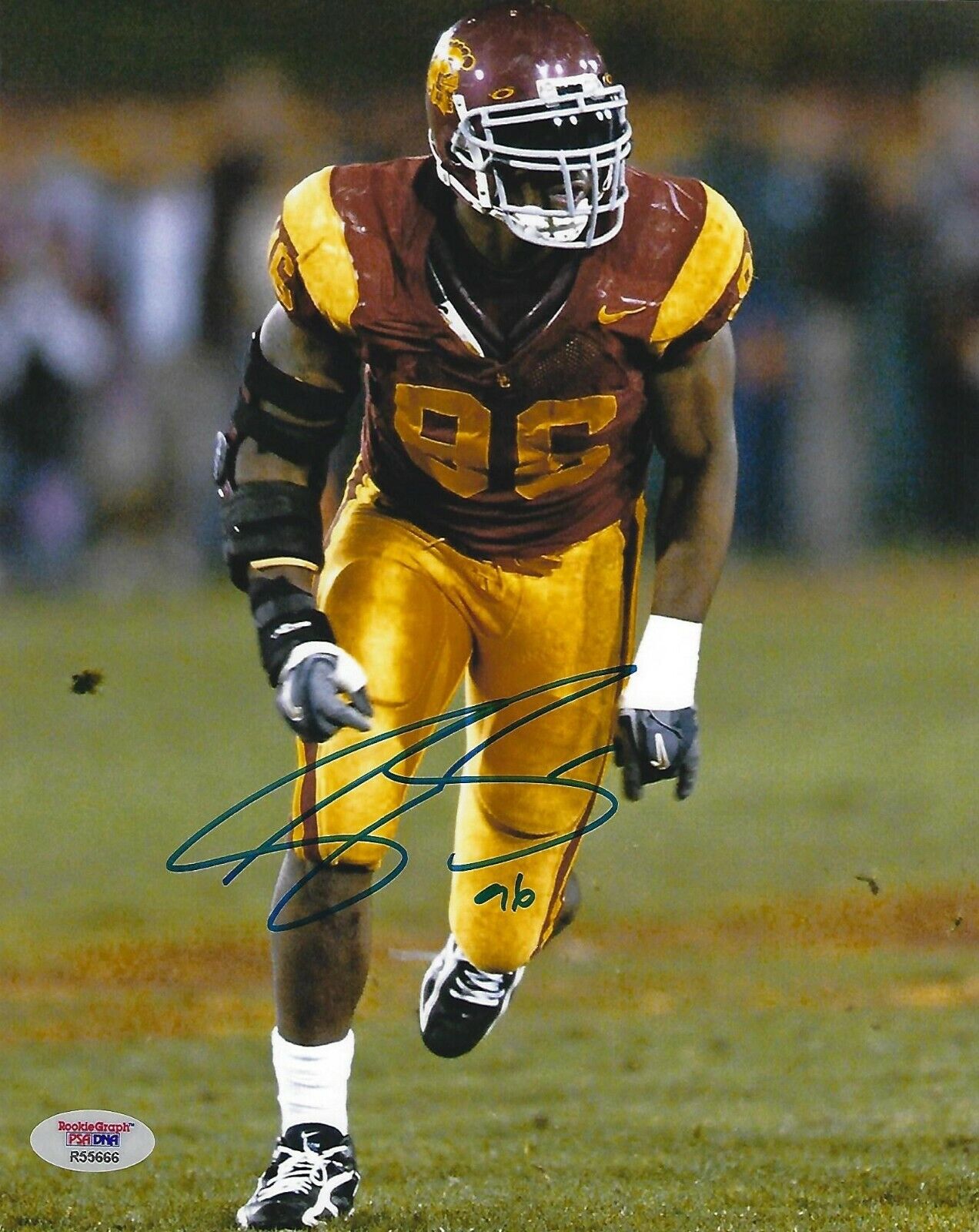 Lawrence Jackson Signed 8x10 Photo Poster painting PSA/DNA COA USC Trojans Football Autograph 96