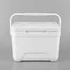 6L Insulated Portable Cooler with Handle Ice Bucket for Outdoor Picnic (White)