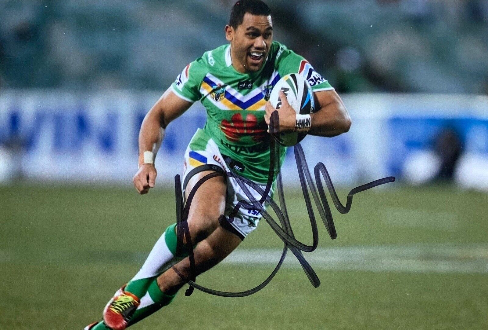 Bill Tupou Genuine Hand Signed 6X4 Photo Poster painting - Canberra Raiders