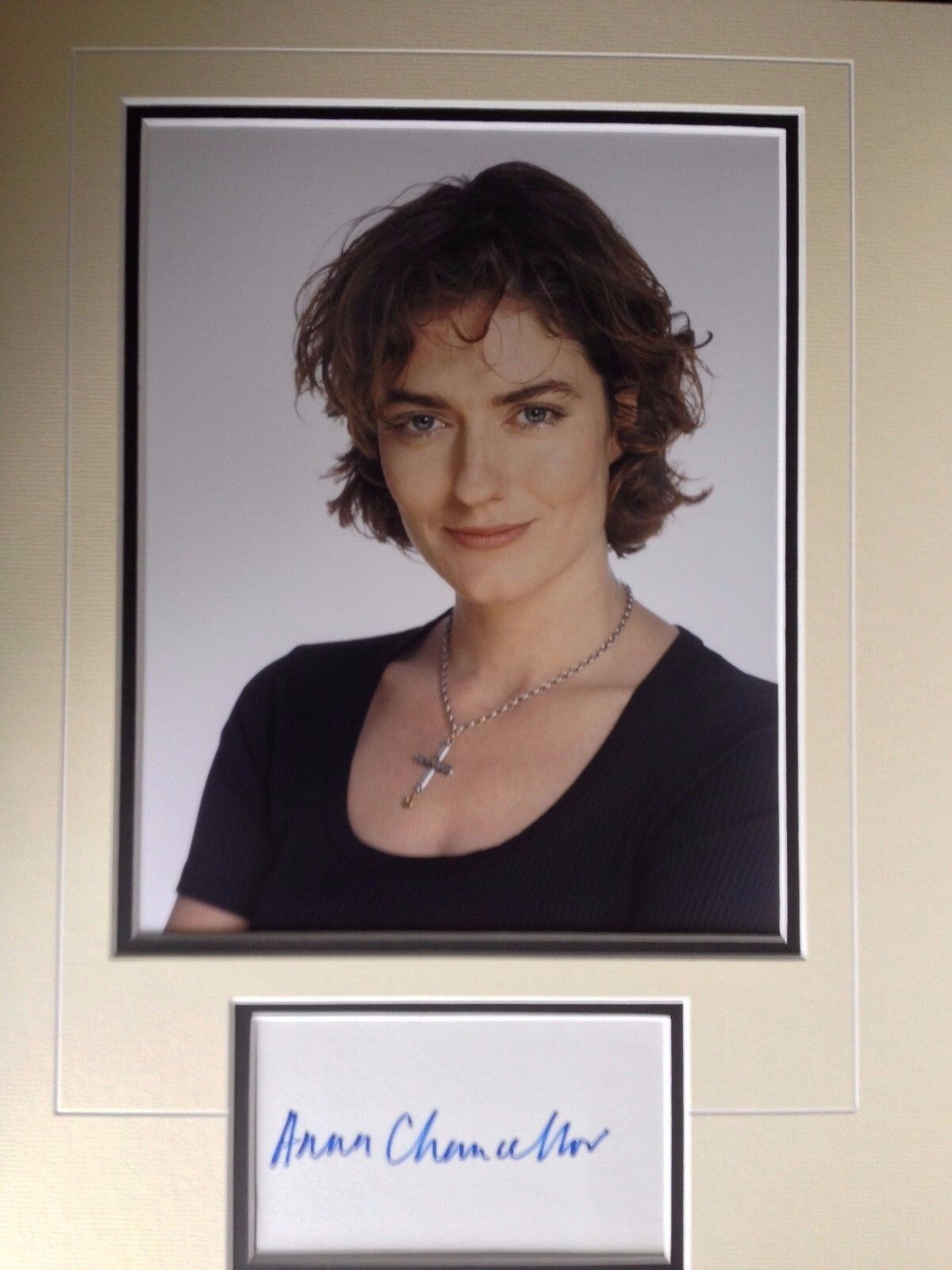 ANNA CHANCELLOR - TIPPING THE VELVET ACTRESS - SIGNED COLOUR Photo Poster painting DISPLAY