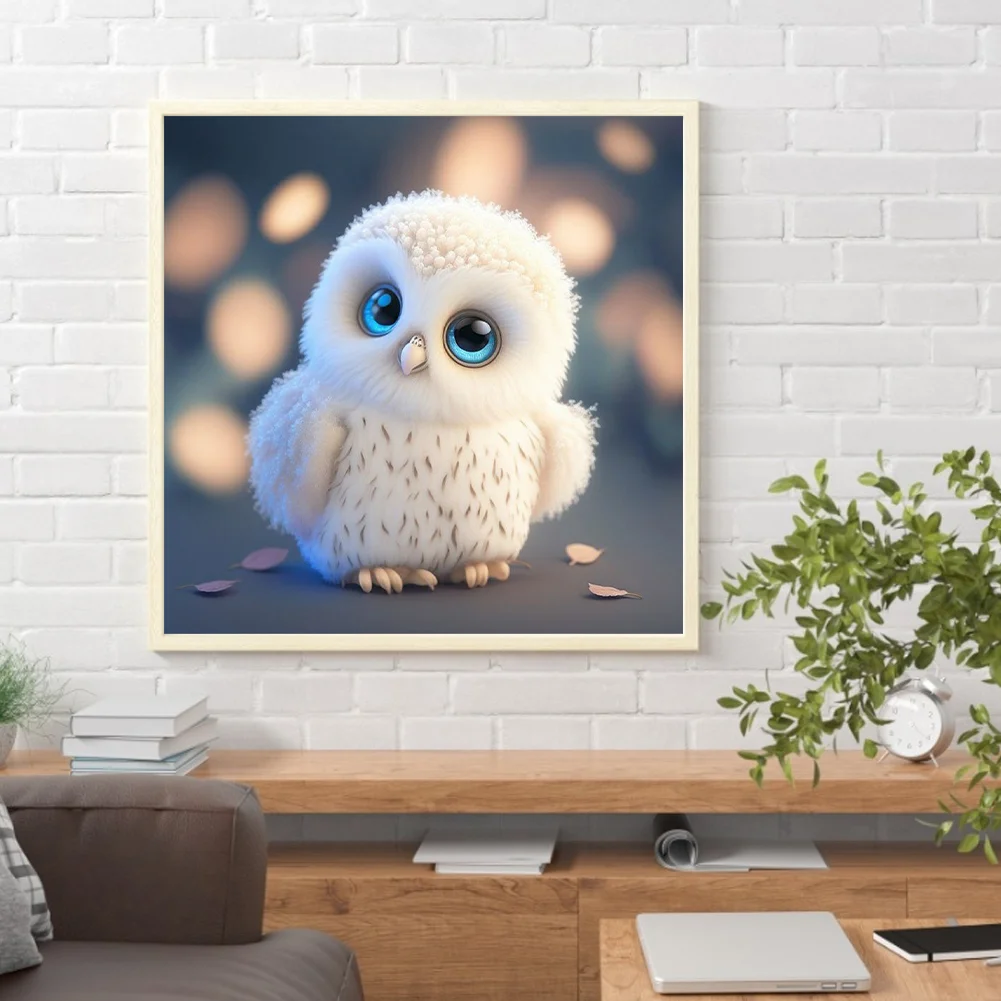 Diamond Painting - Full Round Drill - Owl(30*30cm)