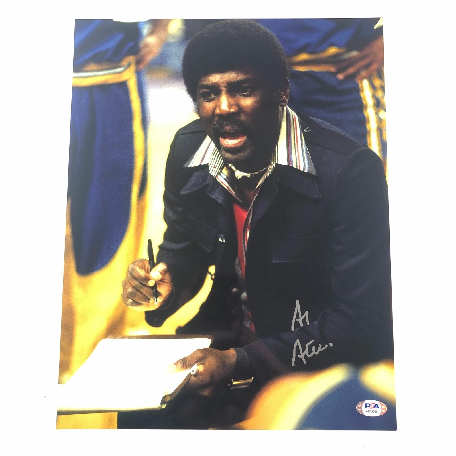 Al Attles signed 11x14 Photo Poster painting PSA/DNA Golden State Warriors Autographed