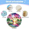 Stream Dawn Scene DIY Diamond Painting Tote Bag with Round Drill Rhinestones 35x40cm for Women Casual Shopping Travel Gift