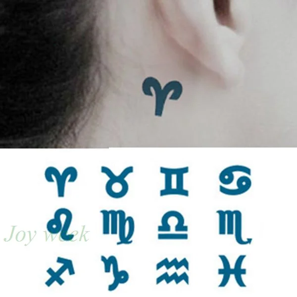 Waterproof Temporary Tattoo Sticker Love Heart Pattern Letters Design Arabic Writing Flash Tatoo Fake Tatto for Woman Men