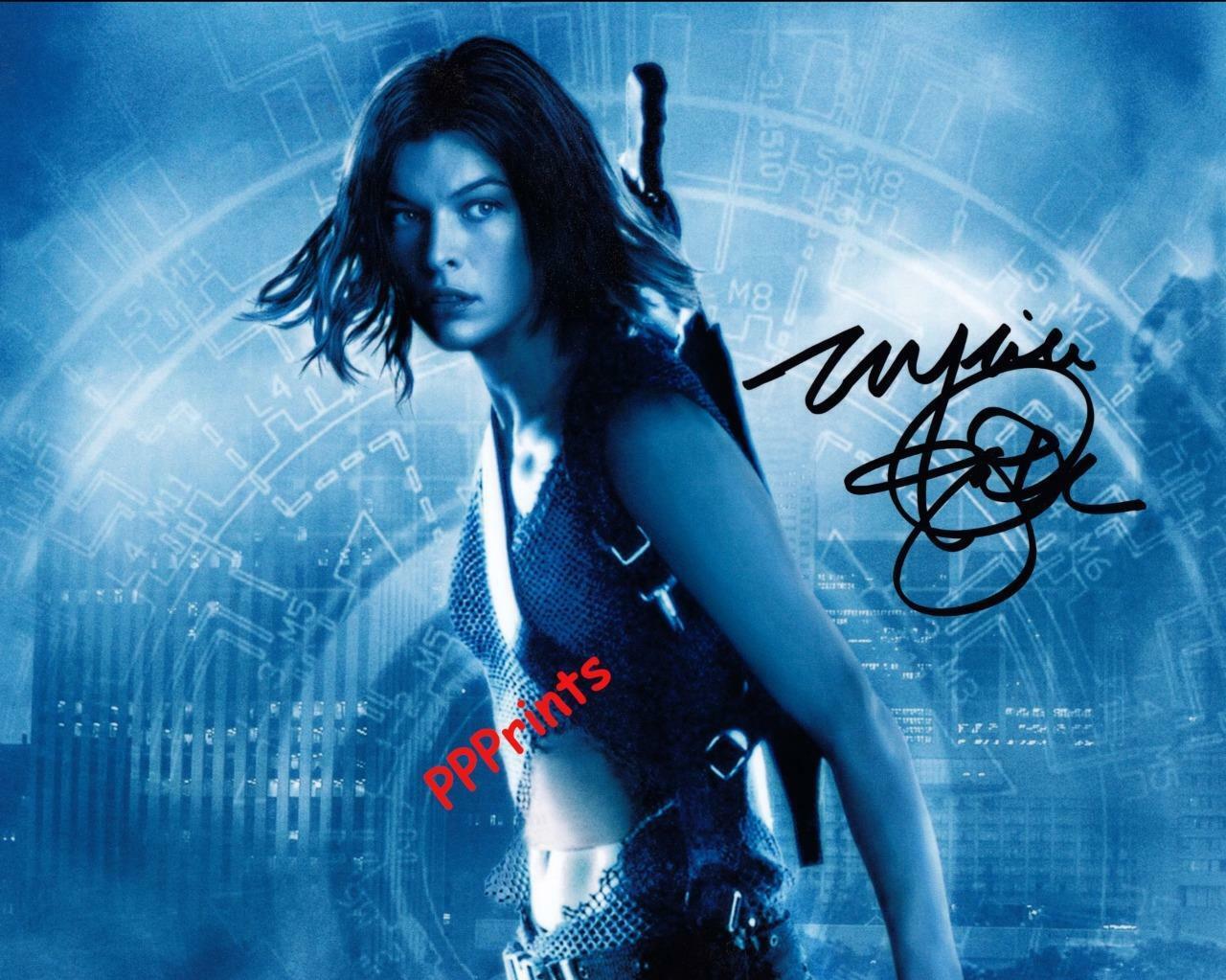 MILLA JOVOVICH Alice Resident Evil SIGNED AUTOGRAPHED 10 X 8 RE-Photo Poster painting PRINT