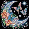 (4er Pack) Halbmond Schmetterling - speziell geformtes Diamond Painting - 30*30cm