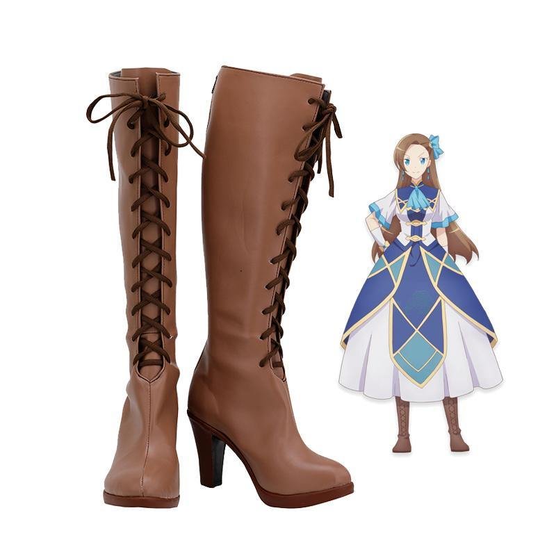 Ich wurde in einem Otome-Spiel in der Rolle der Widersacherin mit allen Zeichen auf einen sicherem Untergang wiedergeboren …Claes Katarina Stiefel Cosplay Schuhe