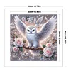Owl On Flower Branch - 11CT Counted Cross Stitch - 40*40cm