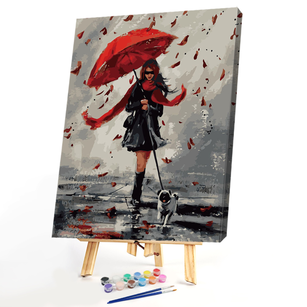 40x50cm - Paint By Numbers - Girl, 501 Original