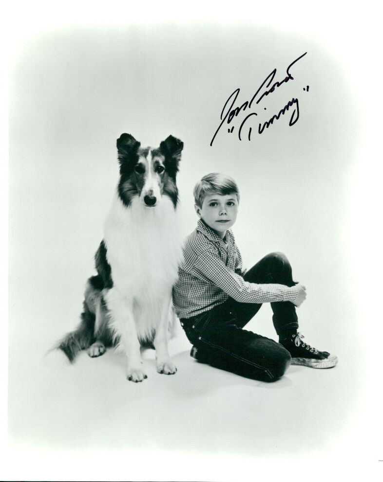 Jon Provost (Lassie) signed 8x10 Photo Poster painting COA