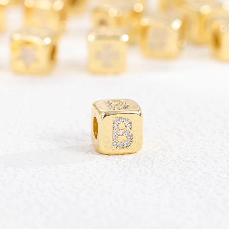 1 Piece Copper Letter Jewelry Accessories Pendant