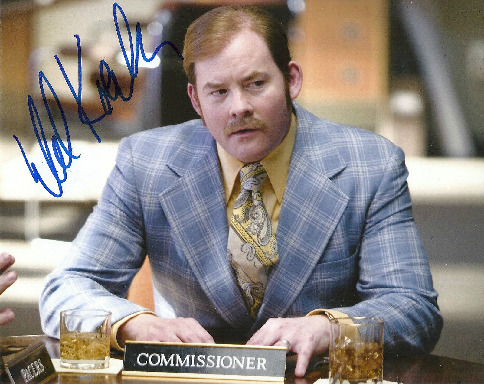 DAVID KOECHNER 'ANCHORMAN' CHAMP KIND SIGNED 8X10 PICTURE 2