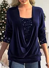 Elegant Sequin Top for Women &ndash; Flattering & Comfortable Fit