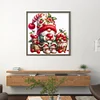 Cherry Gnome - 11CT Stamped Cross Stitch - 45*45cm