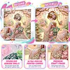 Japanese Girl Diamond Painting Kit 5D Partial Drill Rhinestone Art 30x30cm