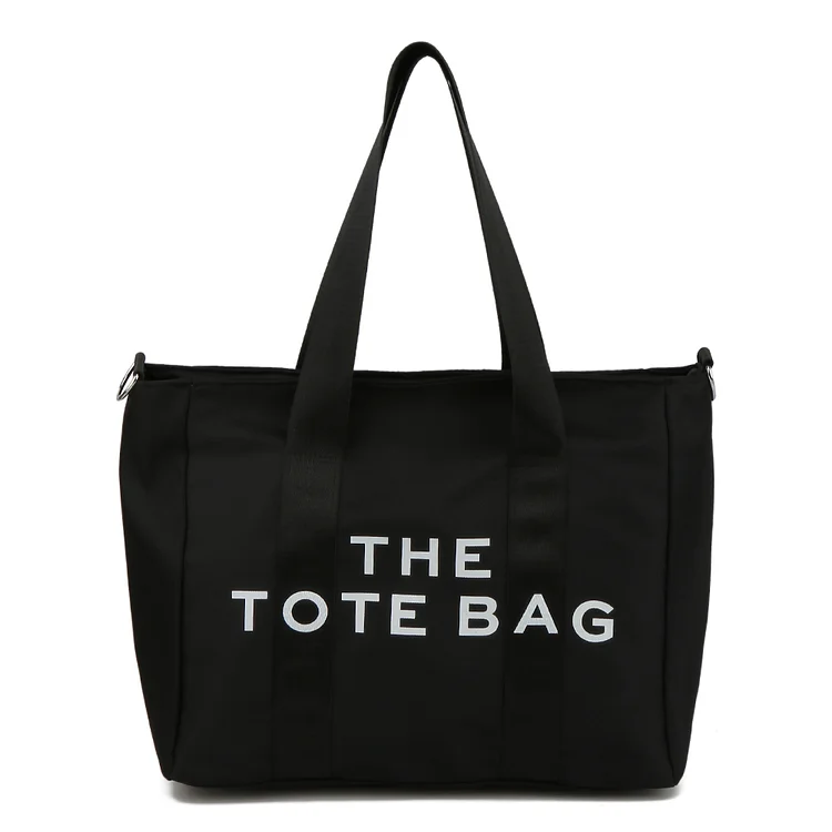 Women Crossbody Bags Casual Nylon Messenger Bag Elegant Female Handbags (Black)