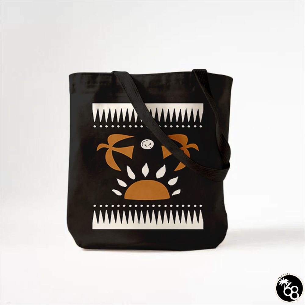 Chic Abstract Print Canvas Bag | 168DEAL