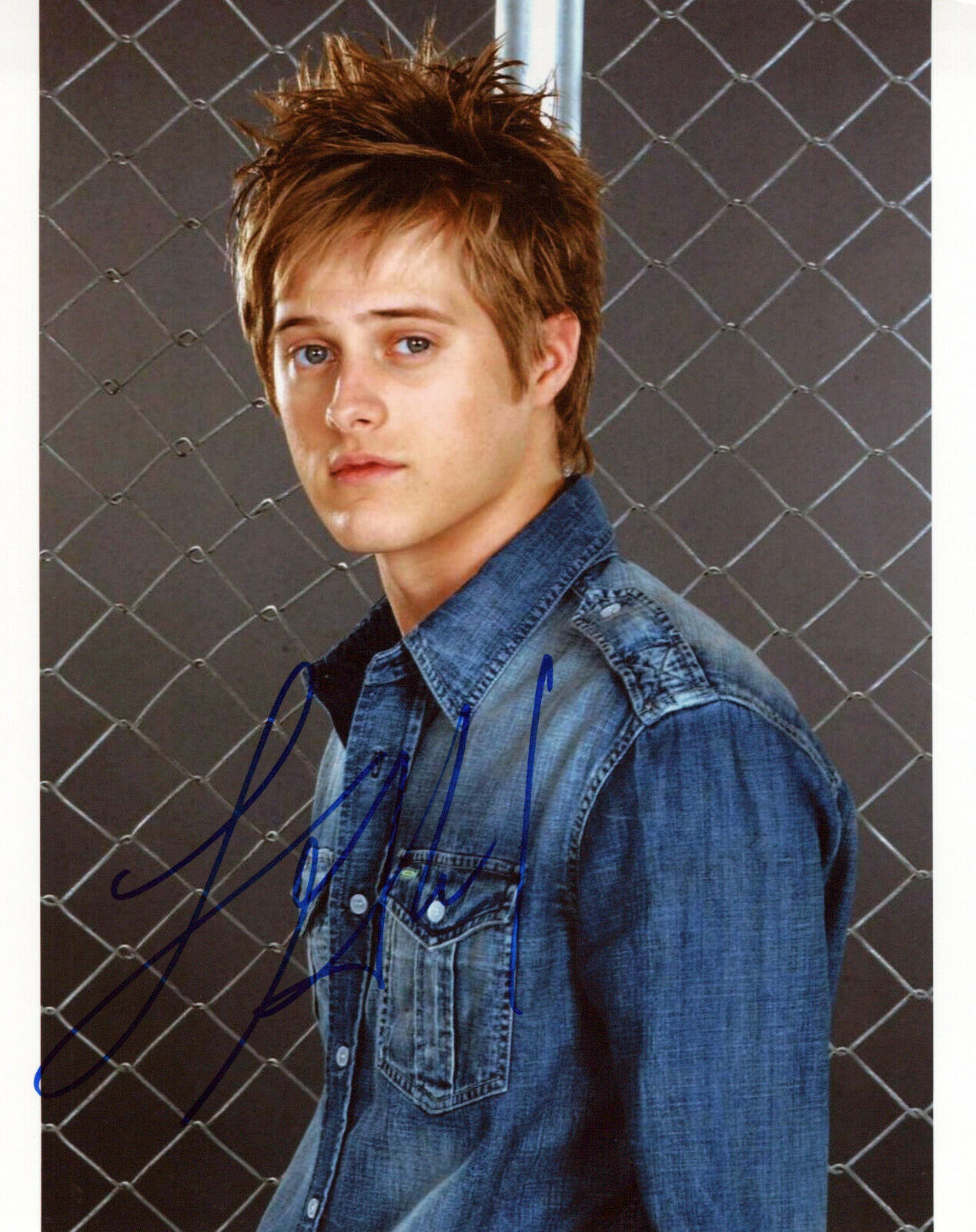 Lucas Grabeel head shot autographed Photo Poster painting signed 8x10 #7