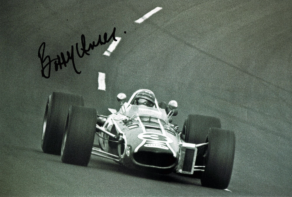 Bobby Unser GENUINE SIGNED American Car Racing Legend 12x8 Photo Poster painting AFTAL COA