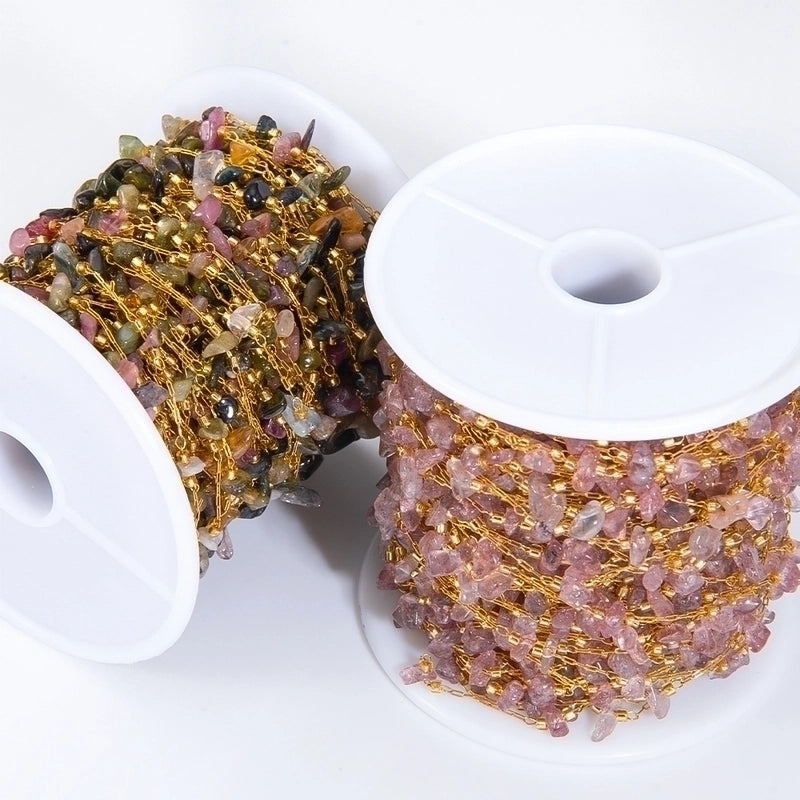 1 Set 304 Stainless Steel Color Block Chain