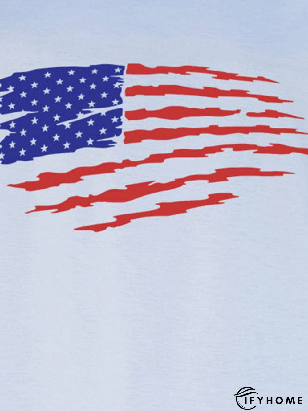 Round Neck Casual Painted T-Shirt | IFYHOME