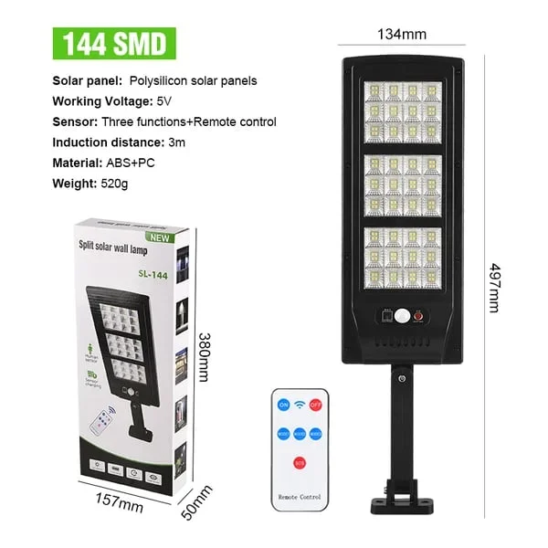 🌟 SOLAR LED LAMP 6000K 