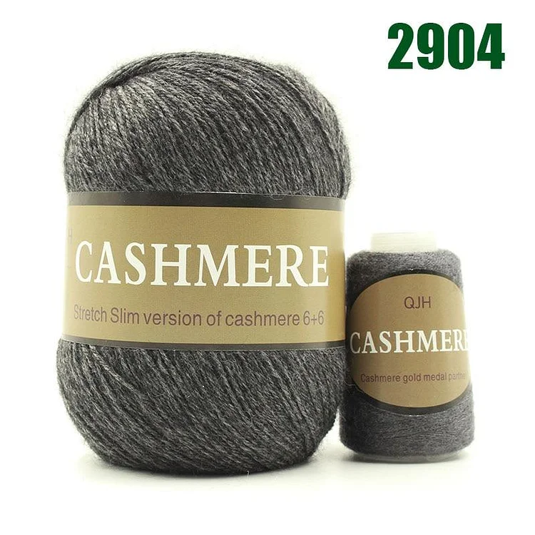 100 mongolian cashmere hand knitted yarn