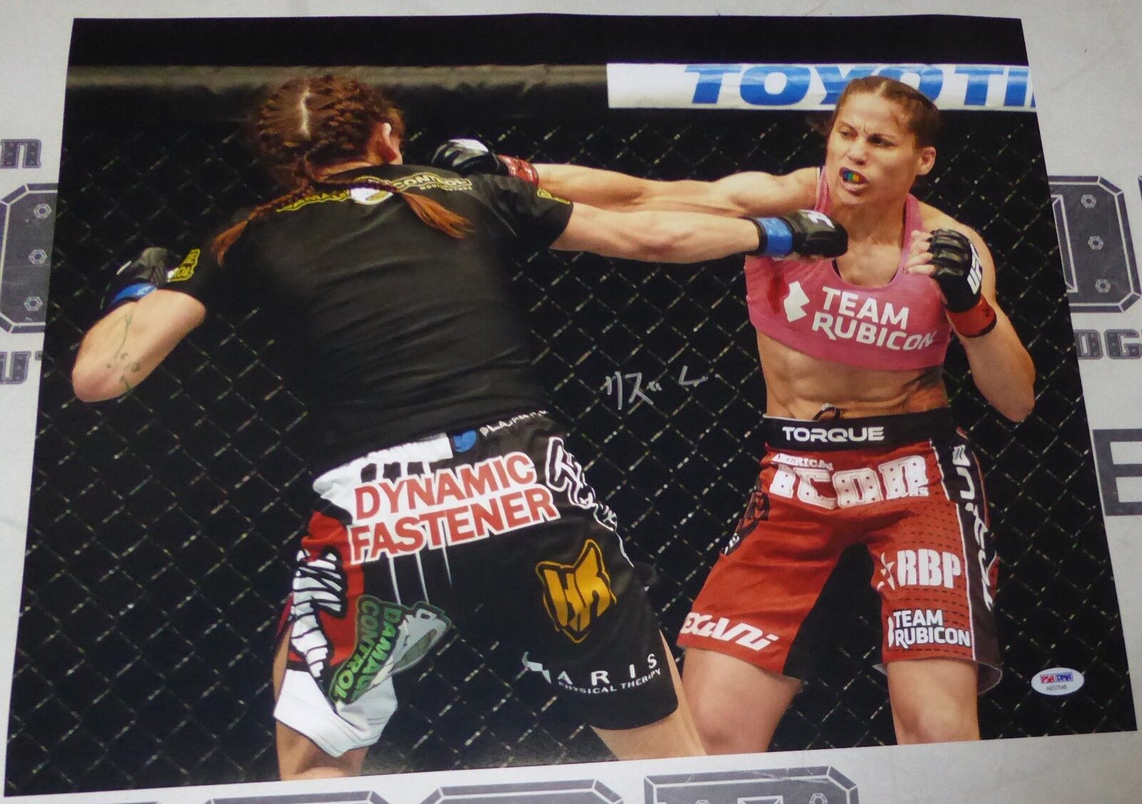 Liz Carmouche Signed UFC 16x20 Photo Poster painting PSA/DNA COA Fight Night Picture Autograph 2