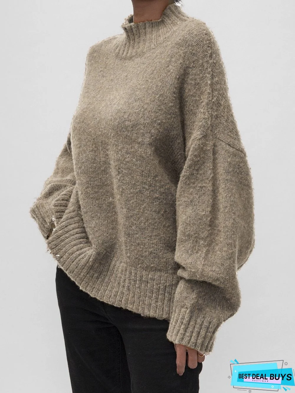 Brown Knitted Sweater