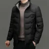 New multi-color stand collar fashionable and versatile 90 white duck down jacket