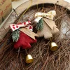Lovely Plush Christmas Tree Bell Hanging Decor