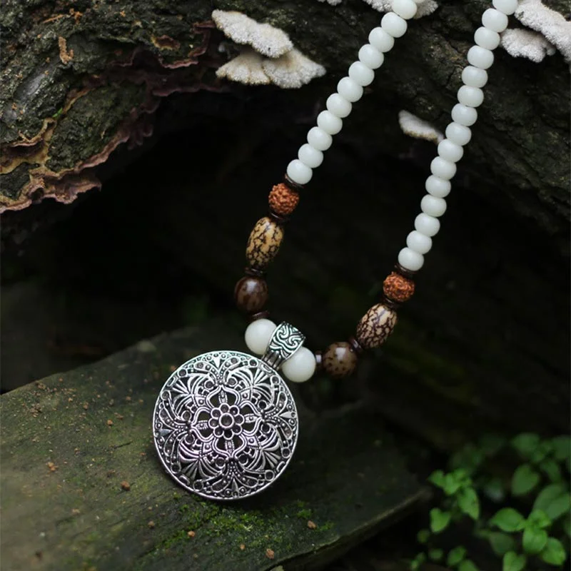 Tibetan Bodhi Seed Harmony Necklace
