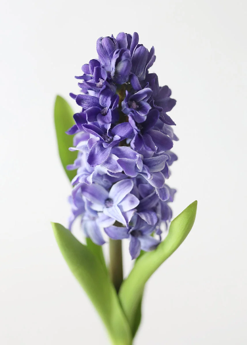 Artificial Purple Hyacinth Flowers - 12.5"