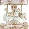 European retro double-layered carousel music box 
