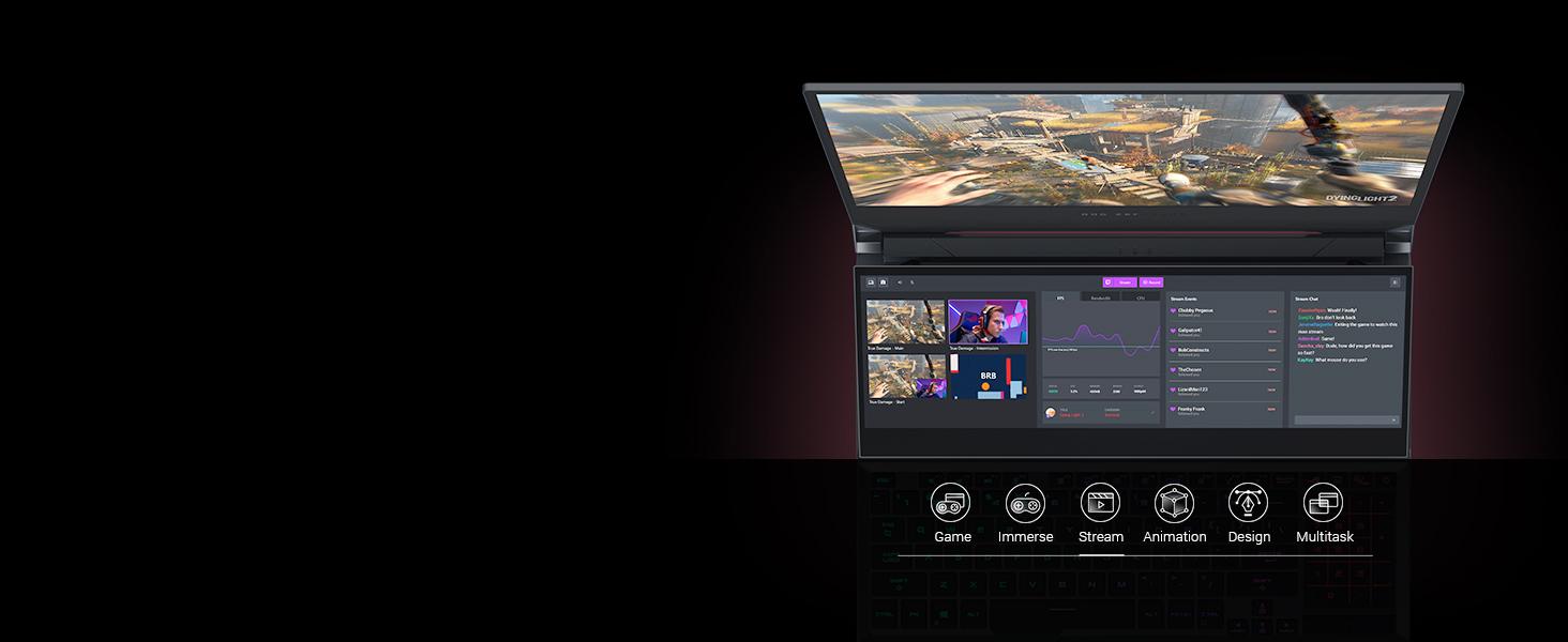 ScreenPad Plus: Stream