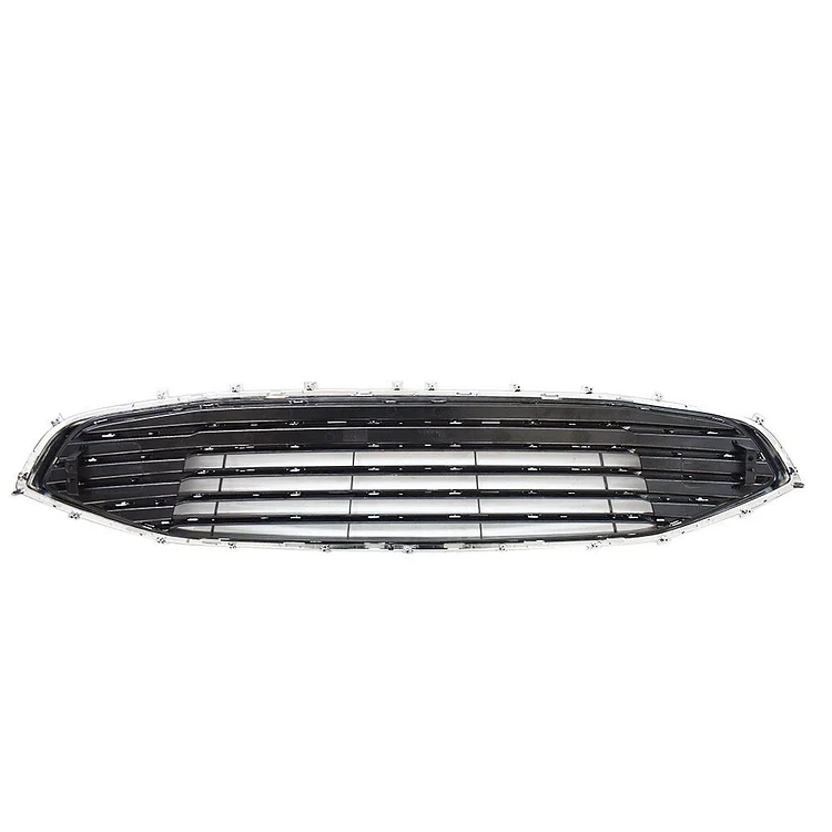 SEBLAFF Front Bumper Upper Black Chrome Plating Grille Replacement for 2019 2020 Mondeo