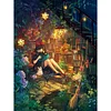 (Big Size) Witch'S Delivery Service - 11CT Stamped Cross Stitch 50*68cm/19.69*26.77in