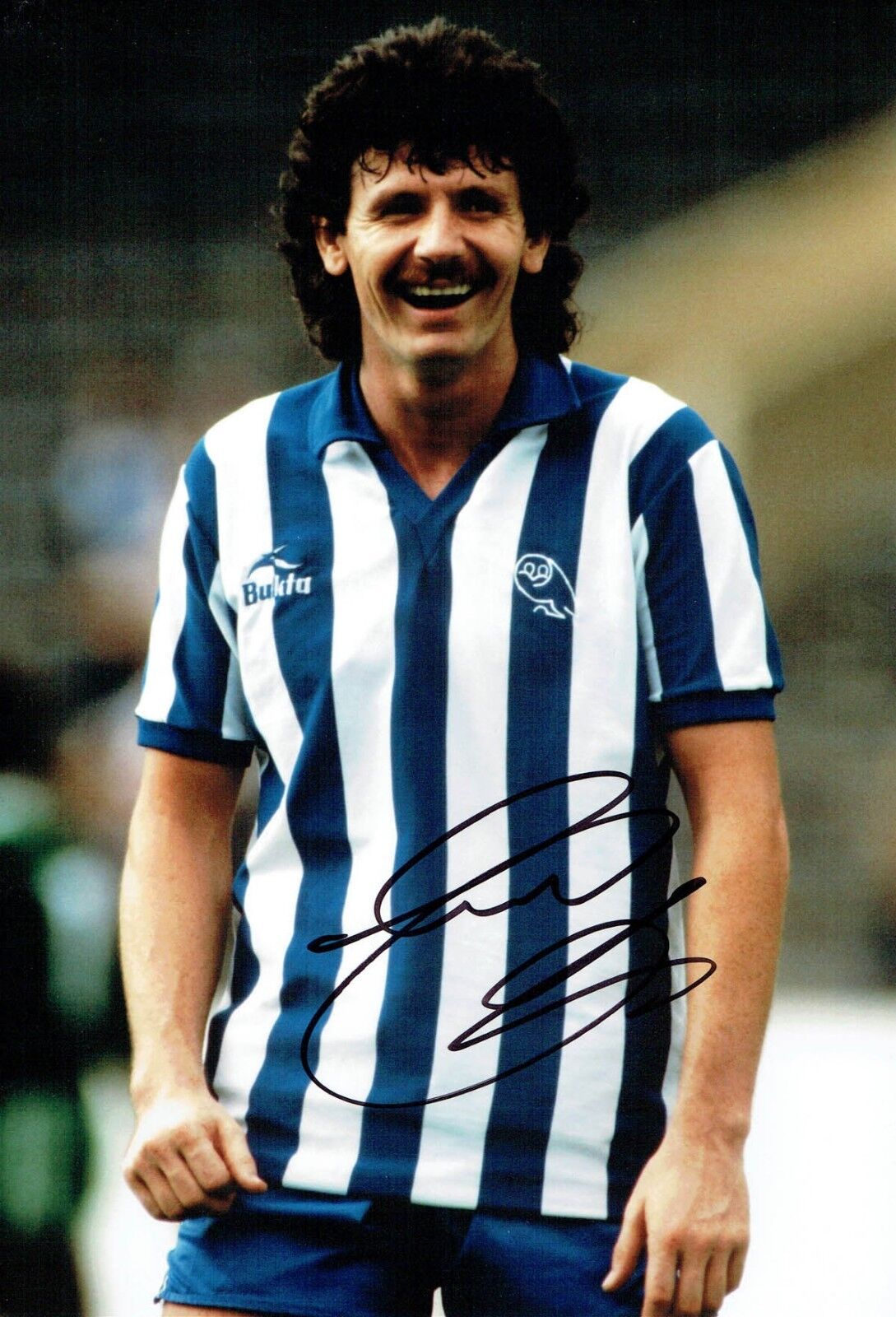 Terry CURRAN Signed Autograph 12x8 Photo Poster painting 1 Sheffield Wednesday OWLS AFTAL COA