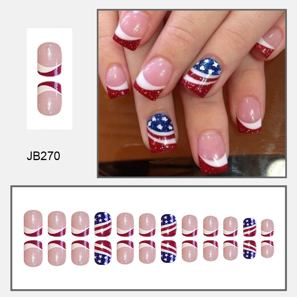 Churchf Independence Day Red And White Striped Flag Flash Pink Wearing A Short Square Armour Removable Finished Product