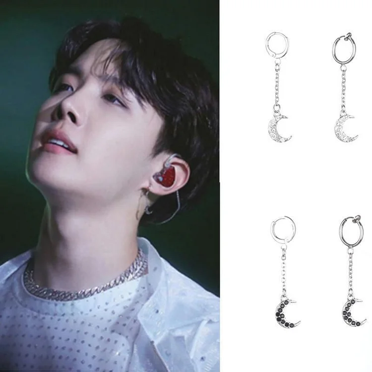 LOVE WSJ】NEW Kpop BTS V Earring Bangtan Boys JIN SUGA Jimin Tassel Long  Chain Earring Jewelry | Lazada PH