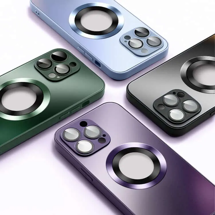 🔥2023 NEW🔥 AG Glass Frosted Case With Camera Lens Protector