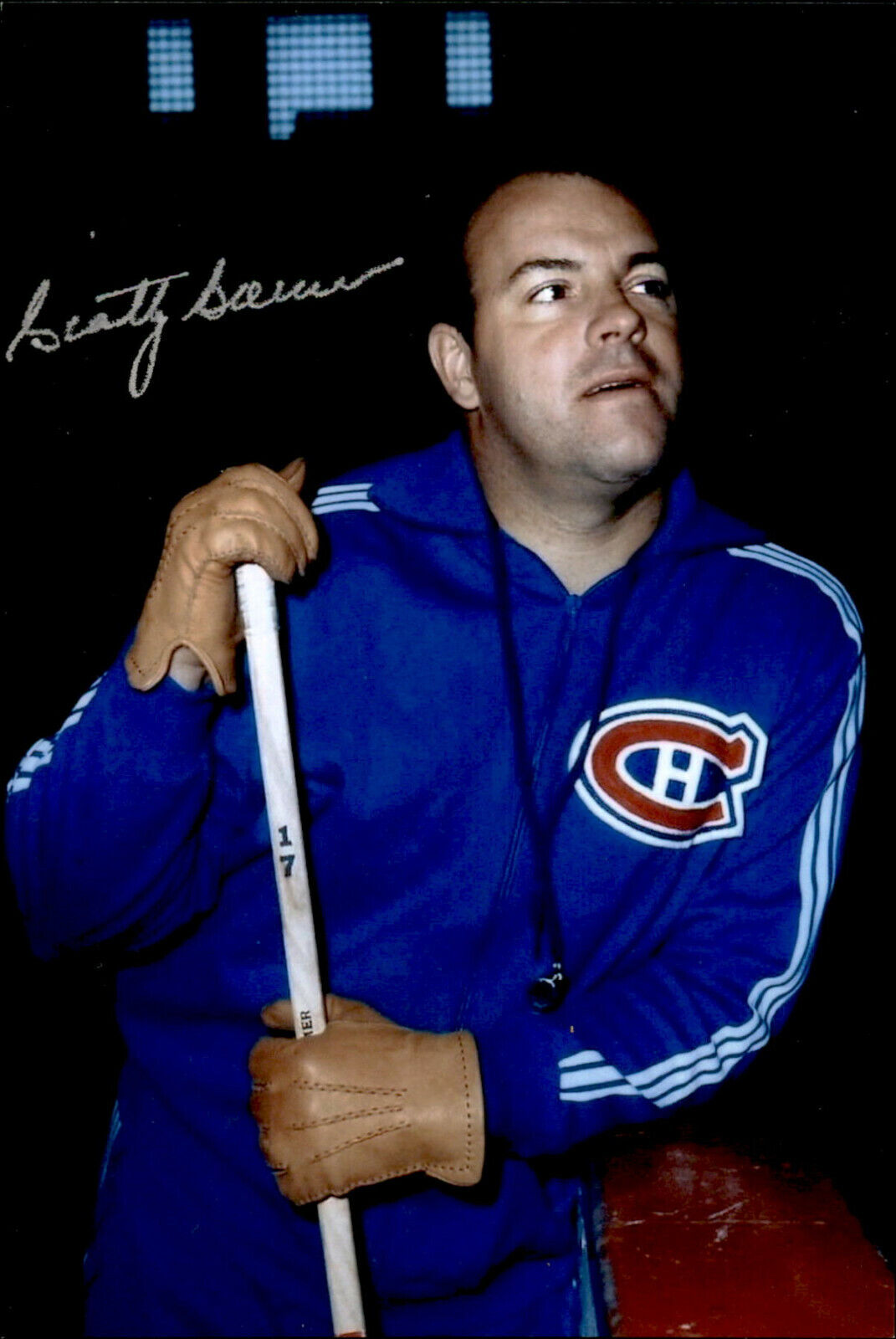 Scotty Bowman SIGNED autographed 4x6 Photo Poster painting MONTREAL CANADIENS COACH