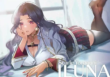 [Wetrose] In Stock Scarle Yonaguni Cosplay Costume Nijisanji EN Vtuber Scarlos ILUNA Scarle Boobaguni Full Set
